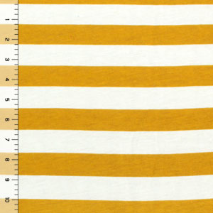 striped cotton jersey fabric