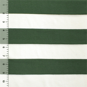 striped cotton knit fabric