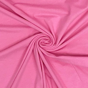 Persian Pink Solid Cotton Spandex Knit Fabric - Girl Charlee