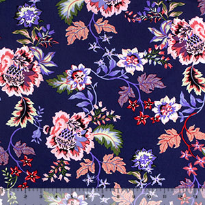 jersey fabric floral