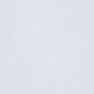 Slightly Flawed Basic Solid White Cotton Spandex Rib Knit Fabric