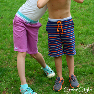 Greenstyle Hampton Boys and Girls Shorts Sewing Pattern - Girl Charlee