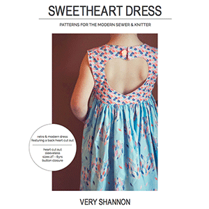 Very Shannon Sweetheart Dress Sewing Pattern - Girl Charlee