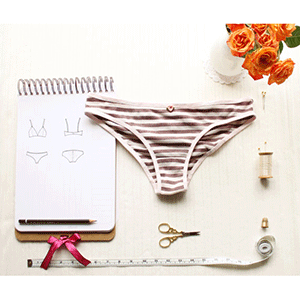 Ohhh Lulu Giselle Ruched Back Scrunch Panties Sewing Pattern - Girl
