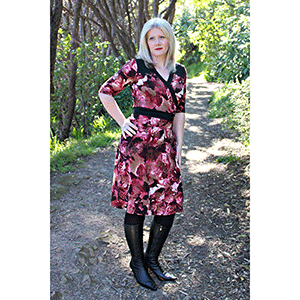 Muse Patterns Gillian Wrap Dress Top Sewing Pattern - Girl Charlee