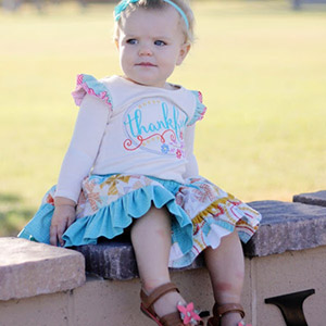 Petite Stitchery & Co Baby Sapphire Shirt Sewing Pattern - Girl